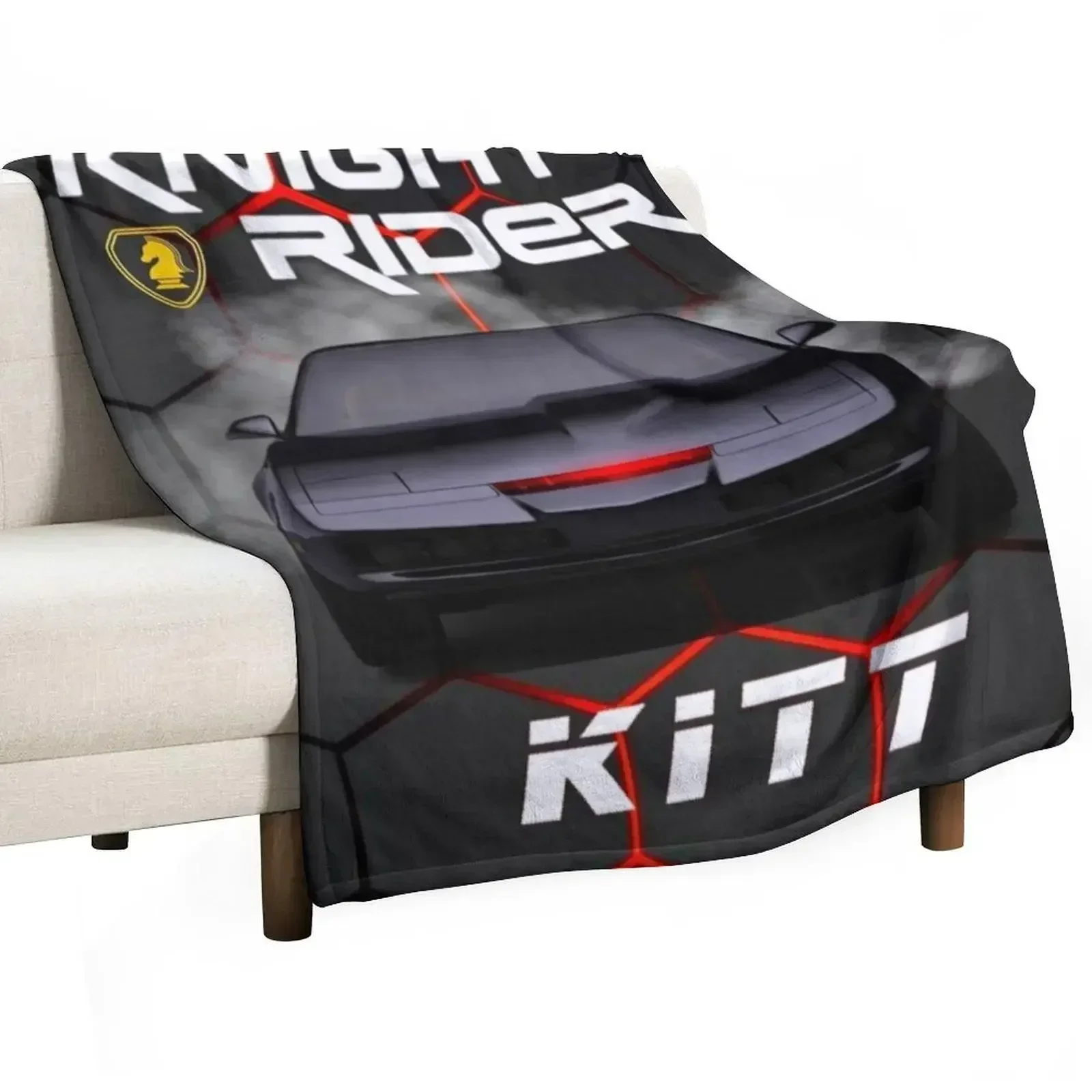 

Knightrider, k2000 Throw Blanket Shaggy Flannel Warm Blankets For Sofas Blankets