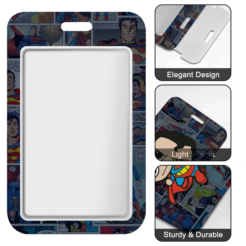 Marvel Cartoon Figure Spiderman Credential Holder Lanyard Keys ID Card Sleeve Badge Holder Charm Cartoon Keyring Neck Straps view 4