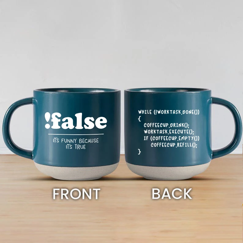 False Improving The Coffee Mug Code Joke Funny Coffee Cup Work Gift Personalzied Customized Gifts Dropshipping 12.8oz