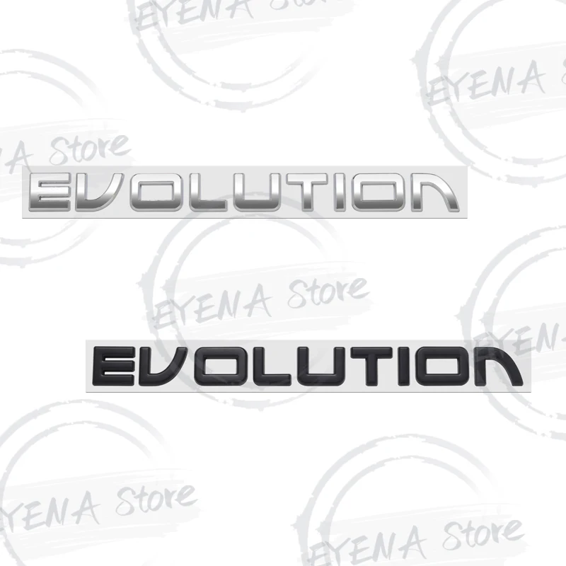 Para Chevrolet Evolution Logo Corsa EVO 1,4 1,6 1,8 letras insignia de Metal pegatinas coche maletero trasero emblema del cuerpo accesorios de automóvil