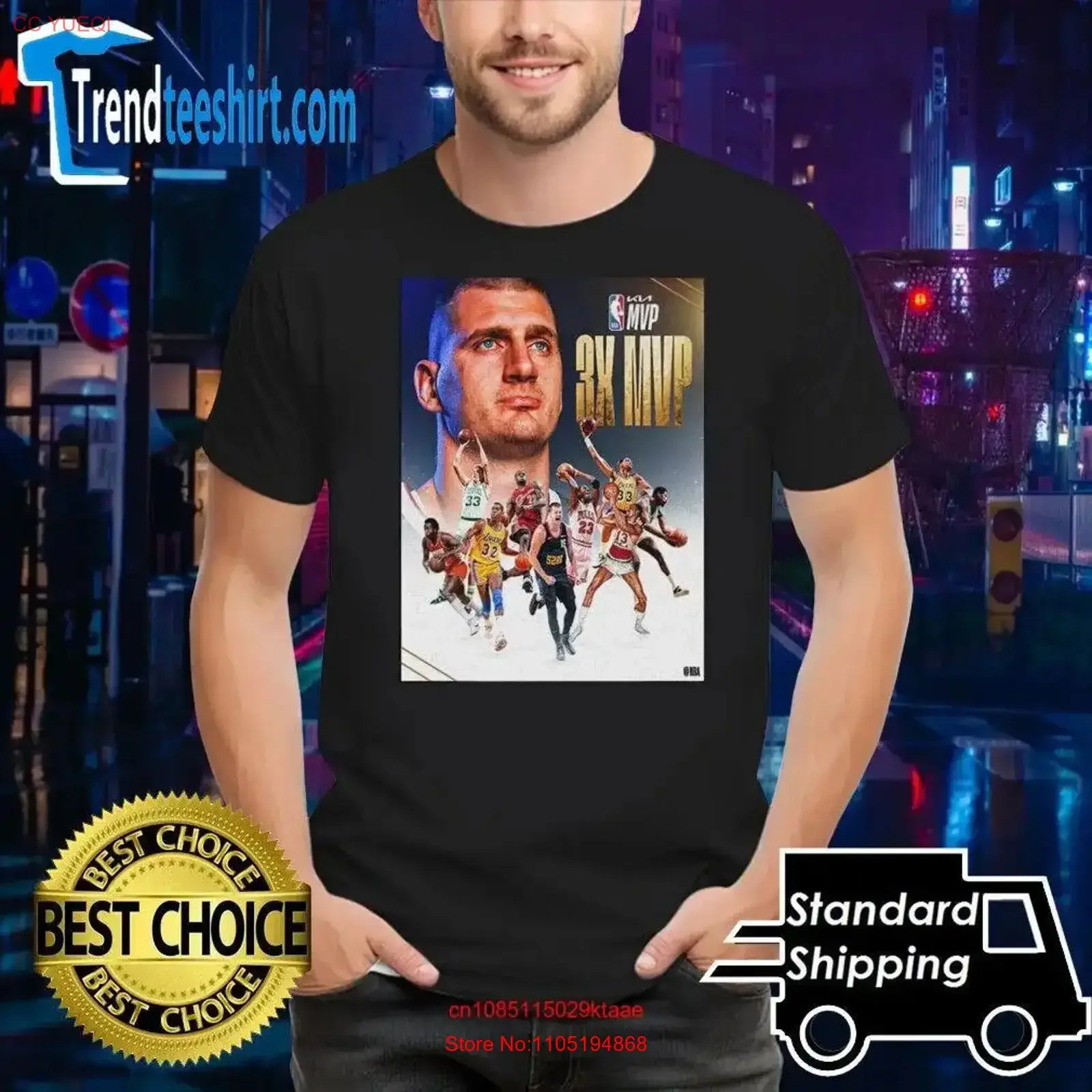 Nikola Jokic Joins An Elite Group Of Legends As The T Shirt vintage Washed Slightly Casual Stylish streetwear