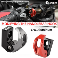 Chekis Genuine Motorcycle Accessories Are Suitable for Yamahaforce2.0 Augur/Bw's Force155/Smax155/Bws125 Modified Handlebar Pump Hook Helmet Storage Hook Aluminum Alloy Hook Foldableable