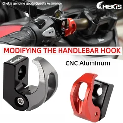 Chekis Genuine Motorcycle Accessories Are Suitable for Honda Cb190R Cb300/400F/500X/650R Cm300/500 Rebel Modified Handlebar Pump Hook Helmet Storage Hook Aluminum Alloy Hook Foldableableable