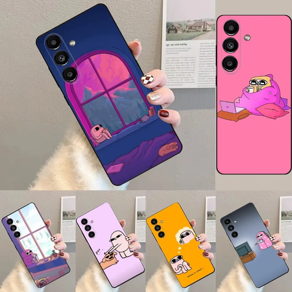 

Funny K-Ketnipz Phone Case For Samsung S24,23,22,30,21,10,9,Ultra,Plus,Lite,FE,Soft Silicone Black Cover