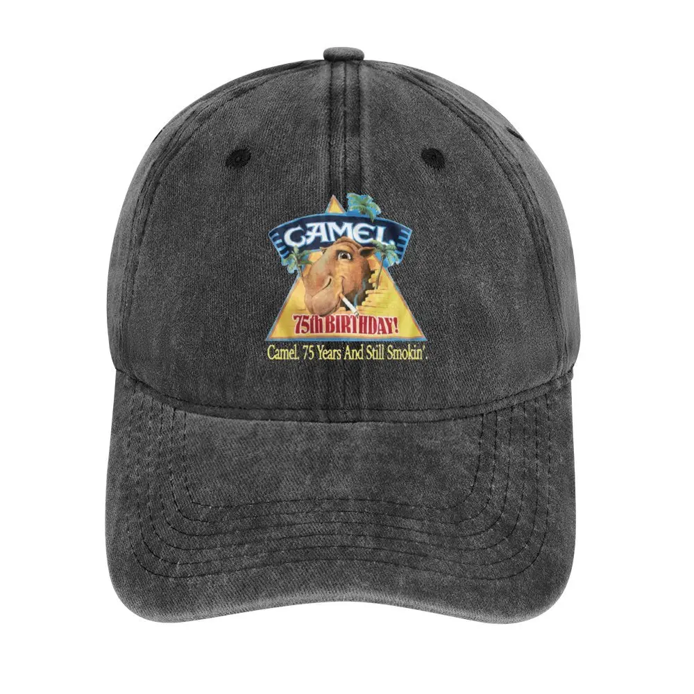 

Camel Cigarettes Pocket Gray Deadstock Joe Camel Casual Outdoor Sport Hats Adjustable Sunscreen Hat Trucker Cap Baseball Caps