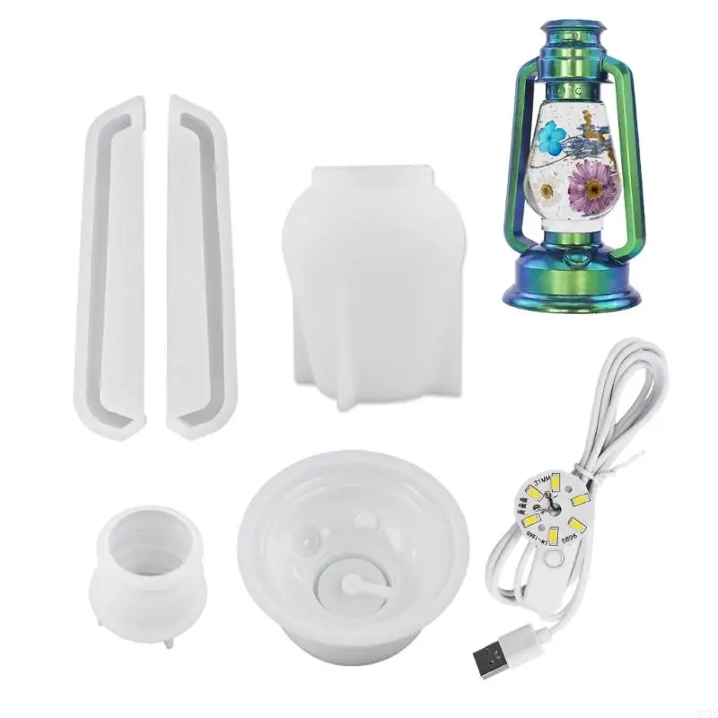 Camping Lights Molds for Decorative Tabletop Oil Lamps Creative Craft Projects
