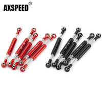 AXSPEED Metal Adjustable Linkage Servo Steering Link Rod for Axial SCX10 II 90046 Wraith TRX-4 1/10 RC Crawler Car Upgrade Parts