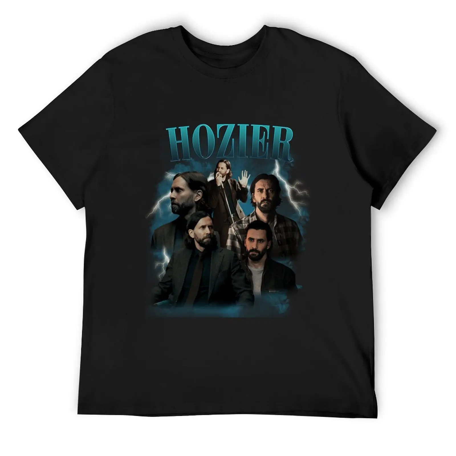 Hozier Alan Wake bootleg design T-Shirt quick-drying rapper graphic tees plain black t shirts men