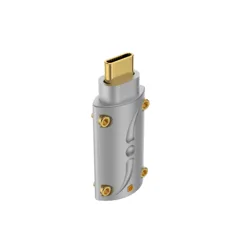 For Viborg VT08 Gold Plated Type C Type-C USB C 3.1 High End USB Connector Brass Male Plug Welding Type USB-C For DIY USB Cable