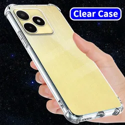 Clear phone Case For Realme C35 C51 C51S C53 C55 C61 C63 C65 Soft Protective Shell Transparent Phone Case Shockproof