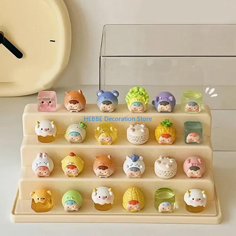 B0KC Portable Acrylic Display Case Organizers For Home Decors And Collection Protect