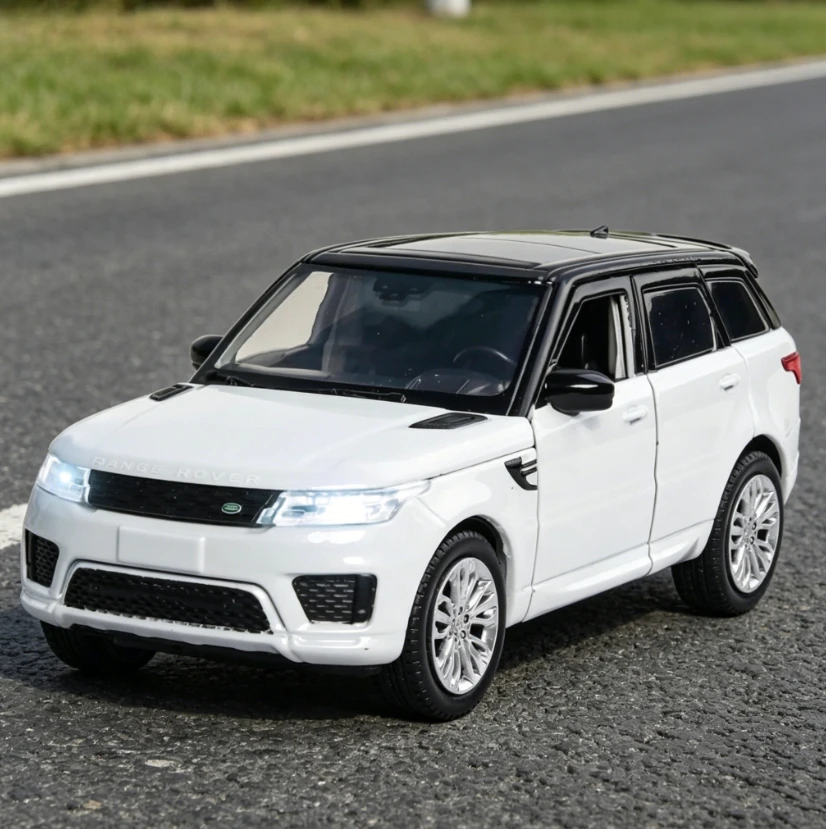 1:32  Rover Sport SUV Diecast Car Model Pull Back Metal Toy Vehicles Alloy Toy Car for Children Gift Collection