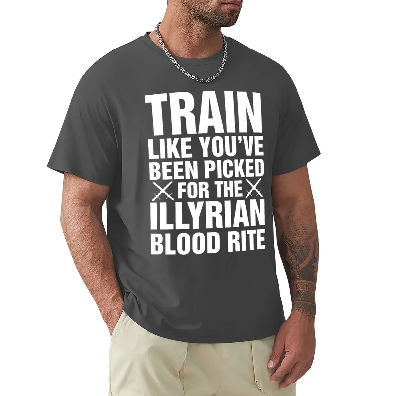 A Court of Mist and Fury, Illyrian Warriors, Rhysand, Feyre, Feysand, Train Like T-Shirt tops oversized black t shirts for men