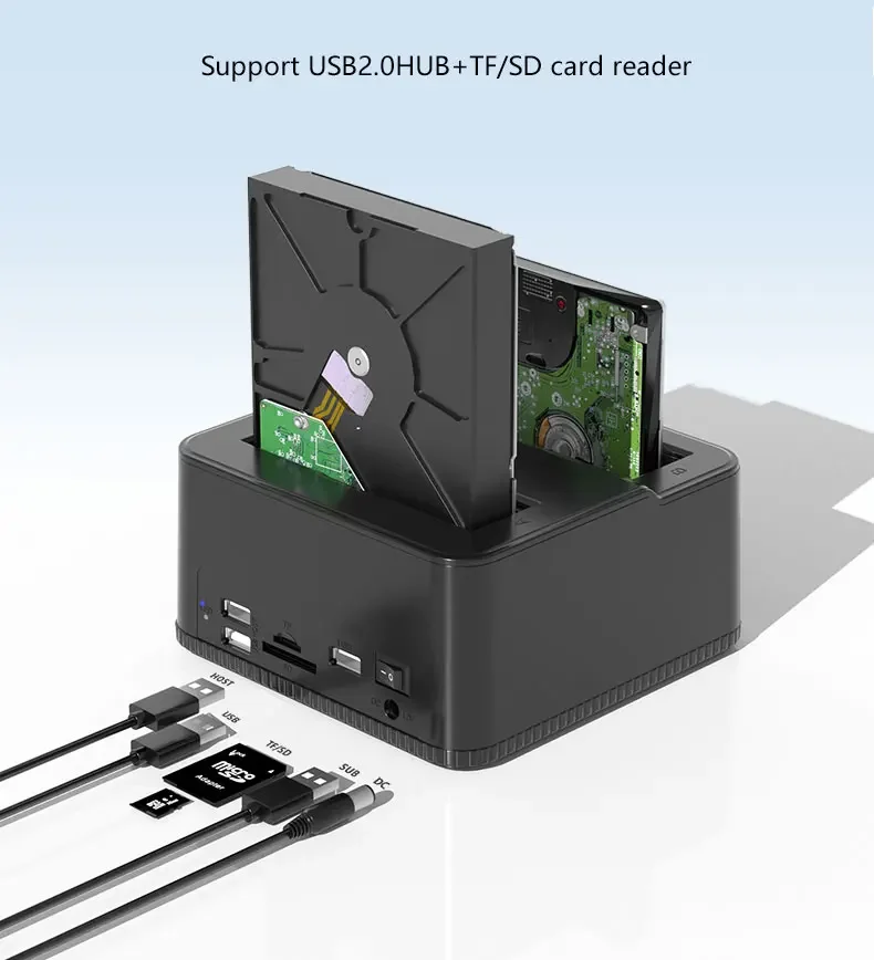 SATA HDD/SSD Docking Station for 2.5