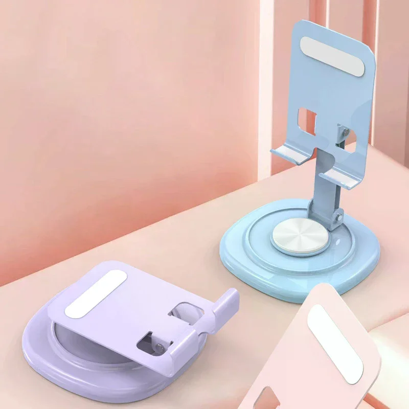 

Foldable Mobile Phone Stand 360 Rotation Desktop Holder Portable Bracket