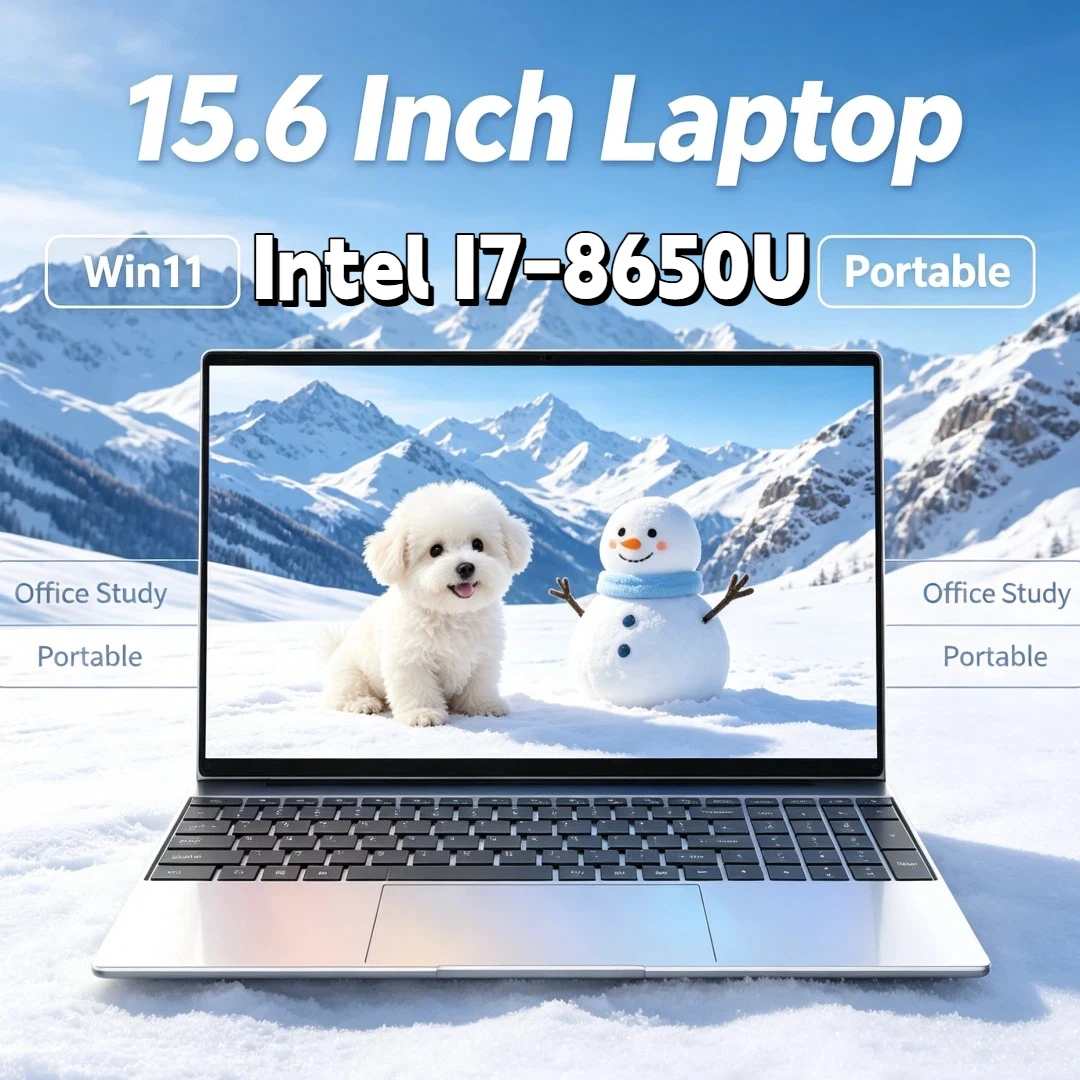 

Stable Running 15.6" Trendy Original Laptop 120Hz Ultra-clear FHD IPS Screen Intel I7-8650U 5000mAh Backlit Keyboard