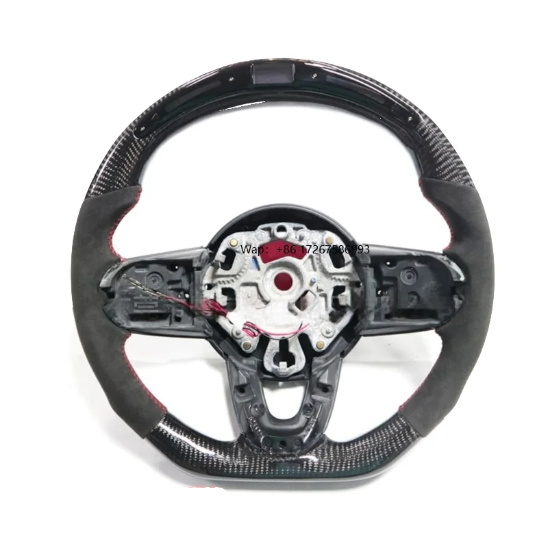 

Premium Carbon Fiber Steering Wheel for Mini Cooper F55 F56 F54 with LED Display Racing Style Anti-Slip Grip Custom Texture