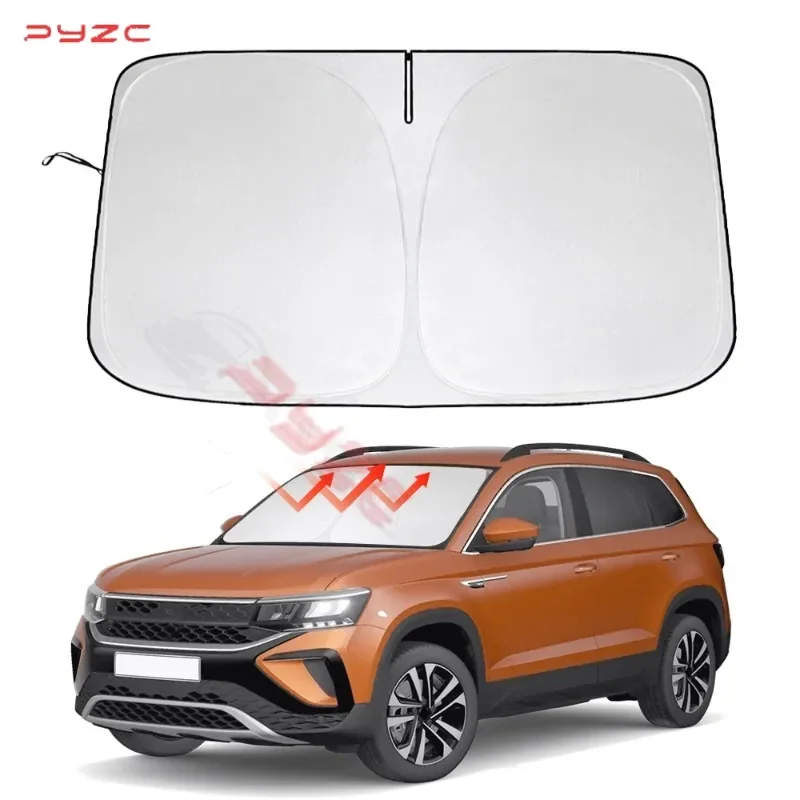 

Car Windshield Sun Shade for Volkswagen VW Taos 2018-2022 2023 2024 Taos Tharu Accessories Reflector Sunshade Offers Protection