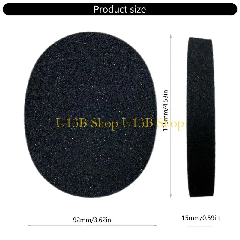 Coussins d'oreille U13B pour les écouteurs X3A X2A Edirmobas