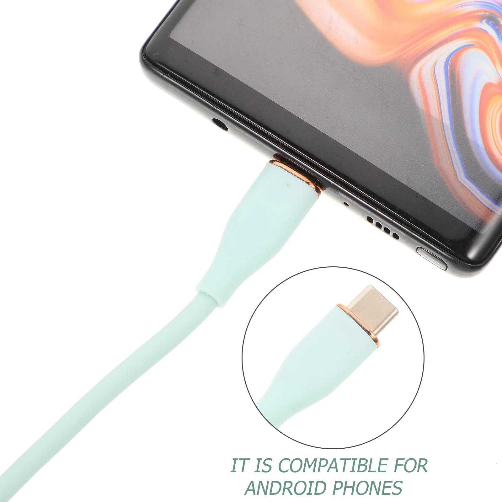 

Liquid Silicone Fast Charging Type-C USB Data Cable Durable Flexible Portable Phone Charging Cable Flexible Cables