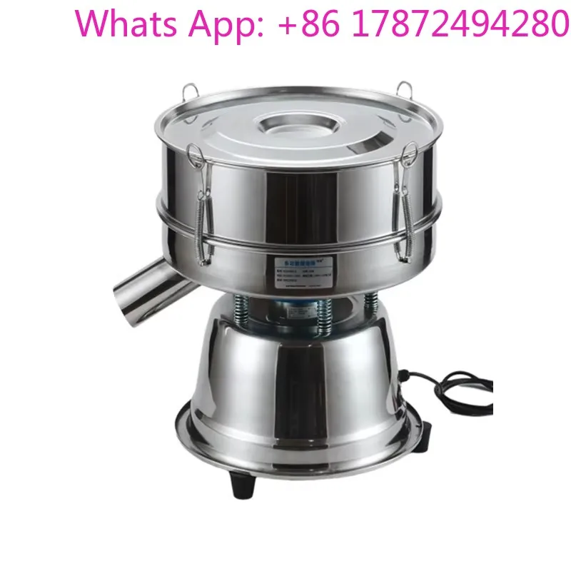 Small 30cm Electric Vibrating Screen Machine Stainless Steel Sieve for Powder Wood Powder