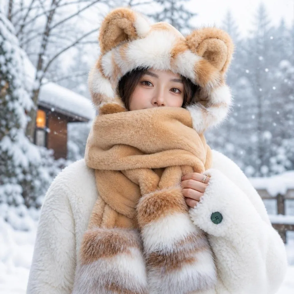 ensemble-3-en-1-chapeau-Echarpe-et-gants-en-fausse-fourrure-Epaisse-–-chaud-coupe-vent-et-doux-pour-l'hiver