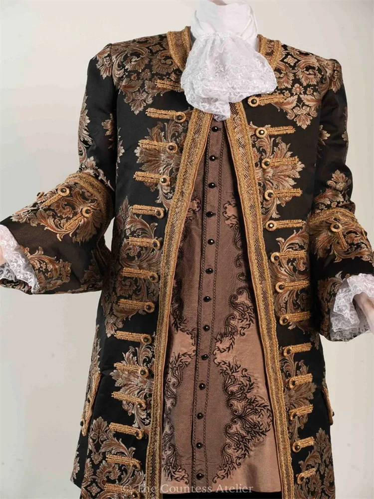 

18th Century British Gentleman Victorian Baroque Rococo Aristocrat Costume Historical Louis XIV Marie Antoinette Ball Gown