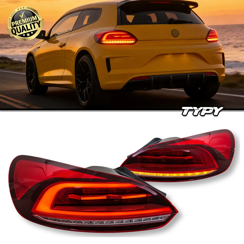 

Car Accessories For VW Scirocco Taillight Assembly 2009-2014 Rear Lamps running lights brake lights turning