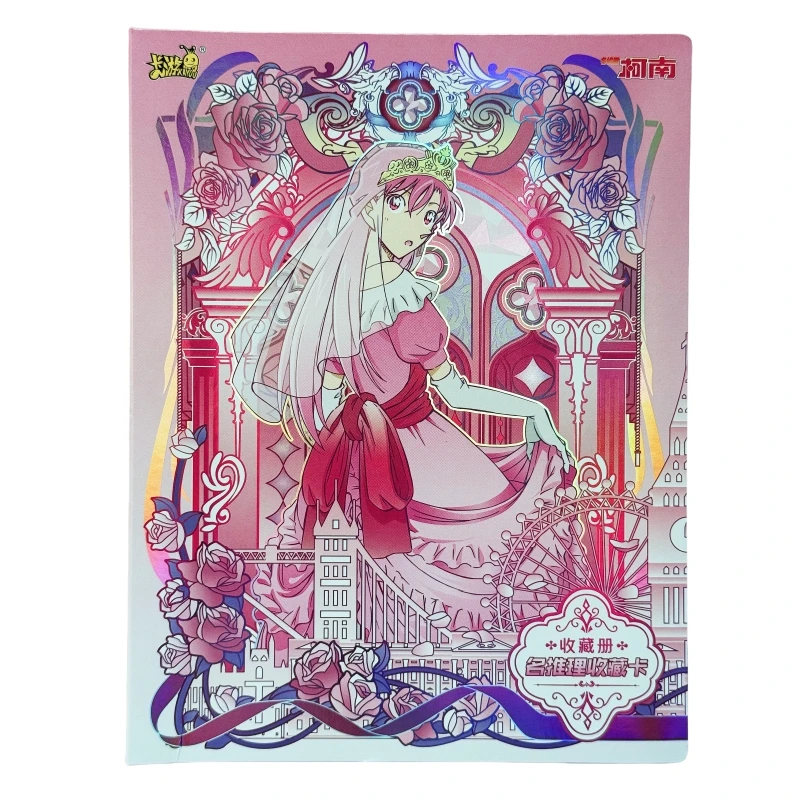 Caixa original nova em kayou detetive conan cartão anime personagem kaito yukiko shinichi clássico herança coleção presente