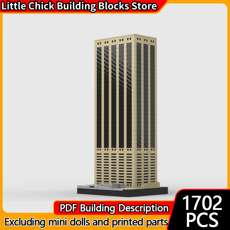 

City Street View Model MOC Building Bricks Skyscraper Building Modular Technology Children Holiday Gifts Assemble Toys Suit