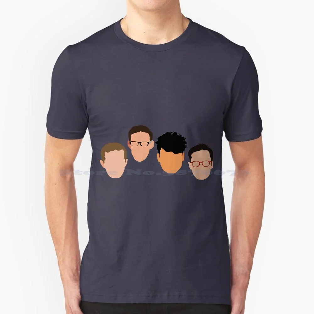 Try Guys T Shirt 100% Cotton Tee Try Guys Buzzfeed Tryguys Men Youtube Media News Flat Design Eugene Ned Keith Zac