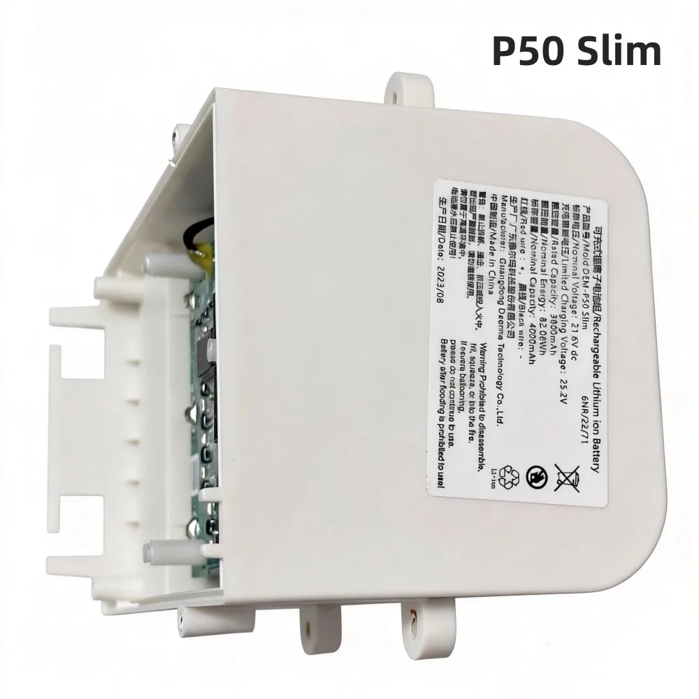 100%Original 4000mAh 21.6V for DEERMA DEM-P50 Slim Floor Scrubber Cleaning Robot Battery