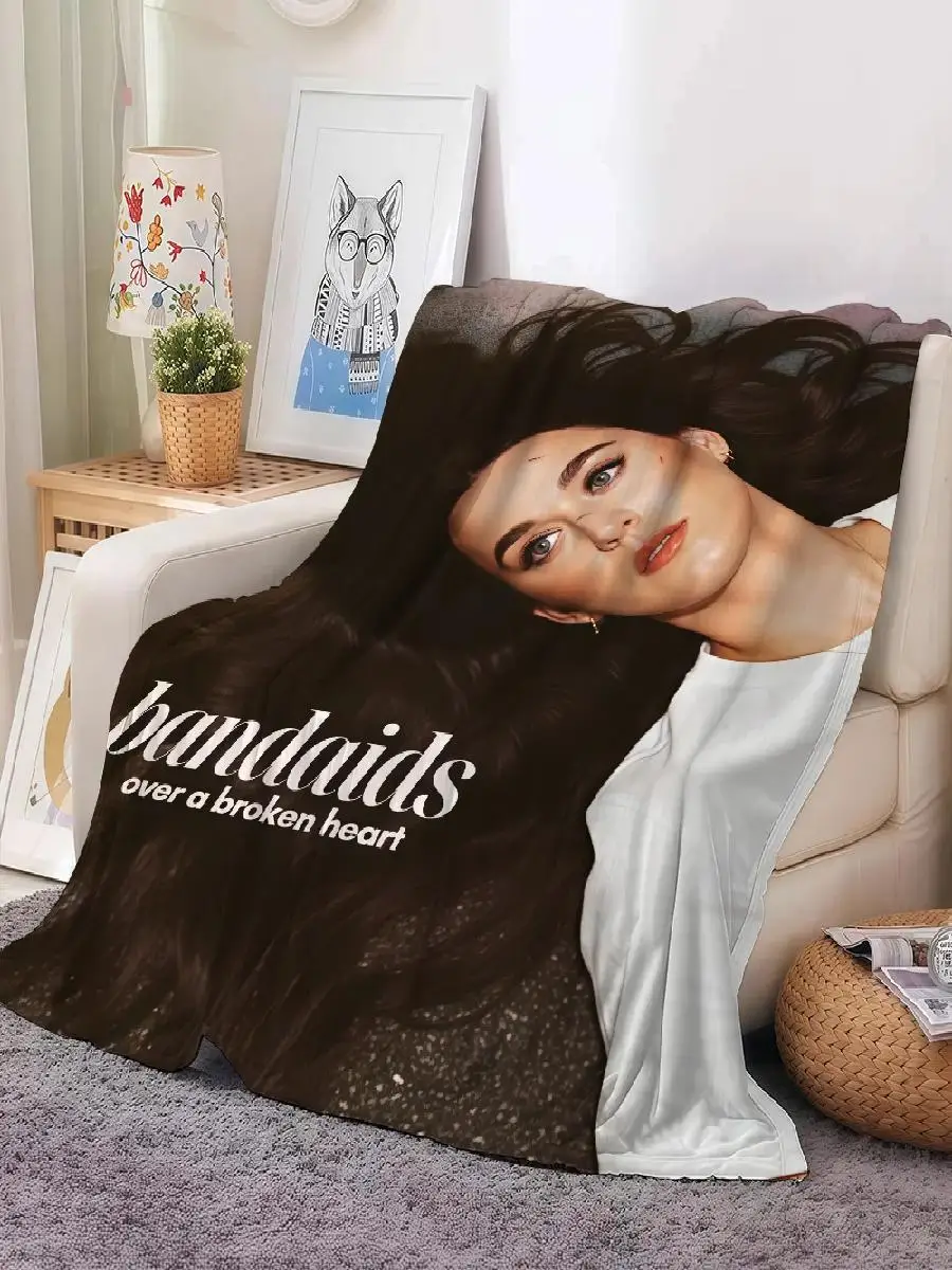 Katy Perry Inspired Bandaids Blanket  Soft Warm Throw for Sofa Bed Office Travel Camping Plane Reading Relaxing Sleeping