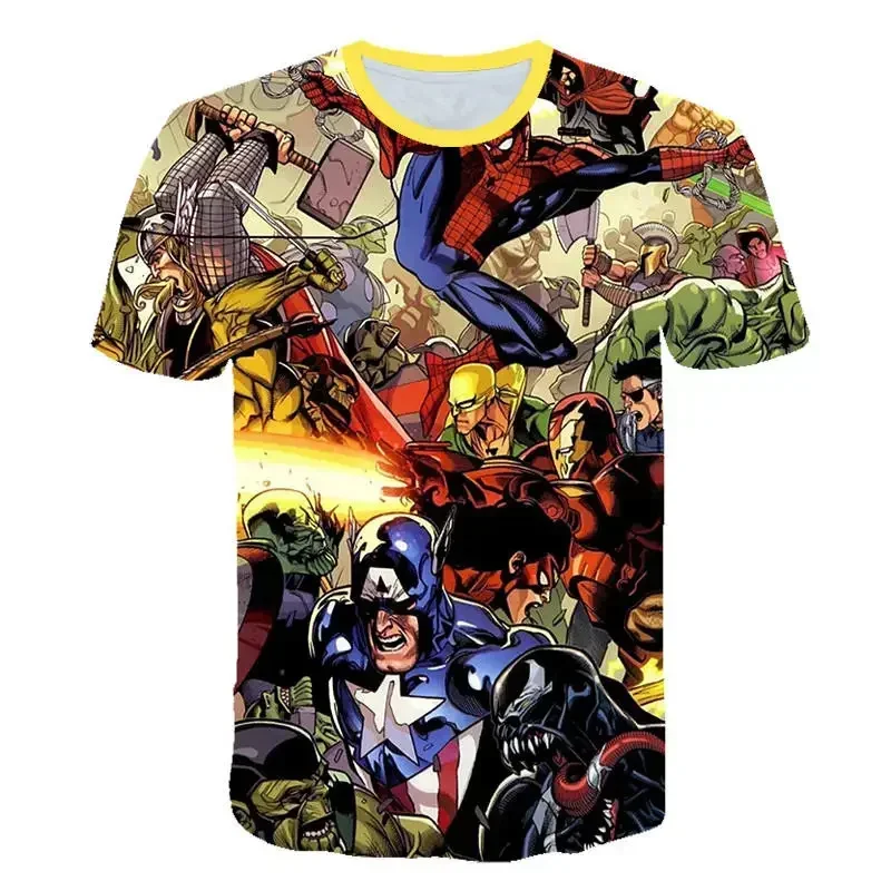 ولفيرين بنين بنات تي شيرت ديدبول تي شيرت رجالي ثلاثية الأبعاد مطبوعة لوكي كم قصير مارفل تي شيرت رجالي المتضخم ملابس للرجال #2