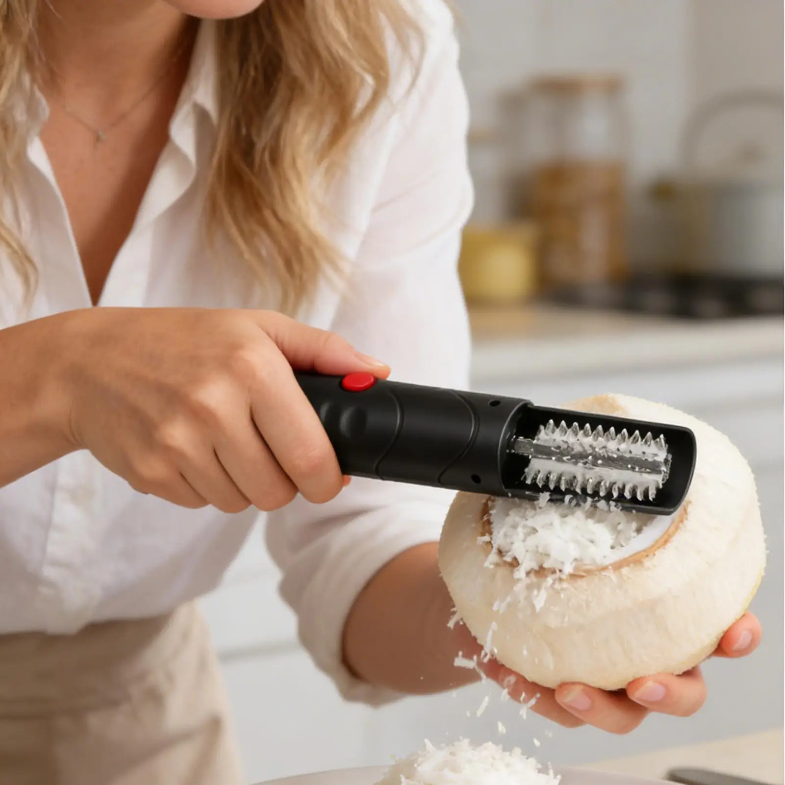 Fruit Grater Cordless Handheld Shredder Fruit Grater Machine Kitchen Tool For Kitchen Home Camping Restaurant Cooking Meal Prep