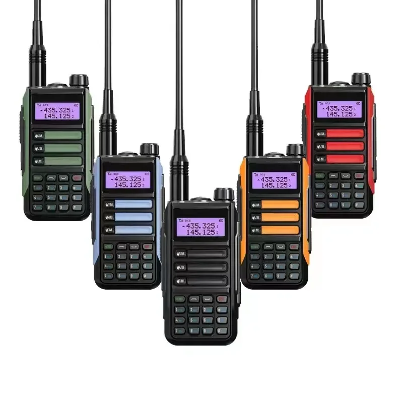 

Baofeng Uv16 Handheld Two-Way Radio Best 10 Watt 500g Long Range Walkie Talkie in Black for GMRS Communication