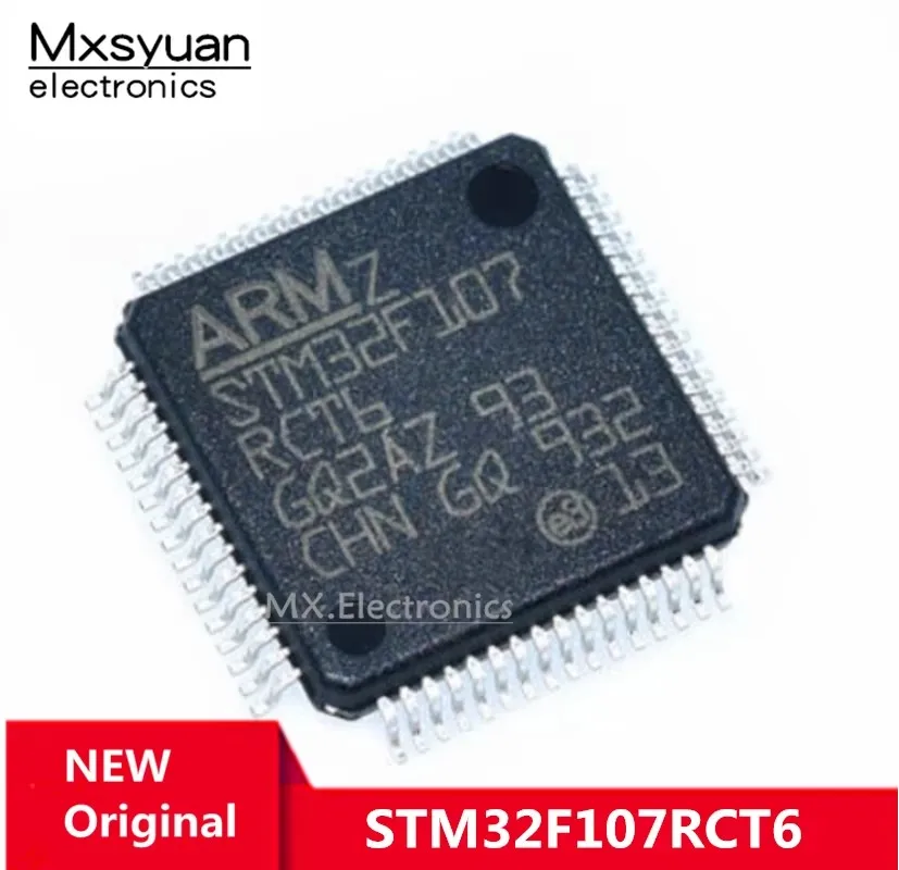 

Новый оригинальный 10 ~ 50 шт./лот STM32F107RCT6 STM32F107 LQFP64