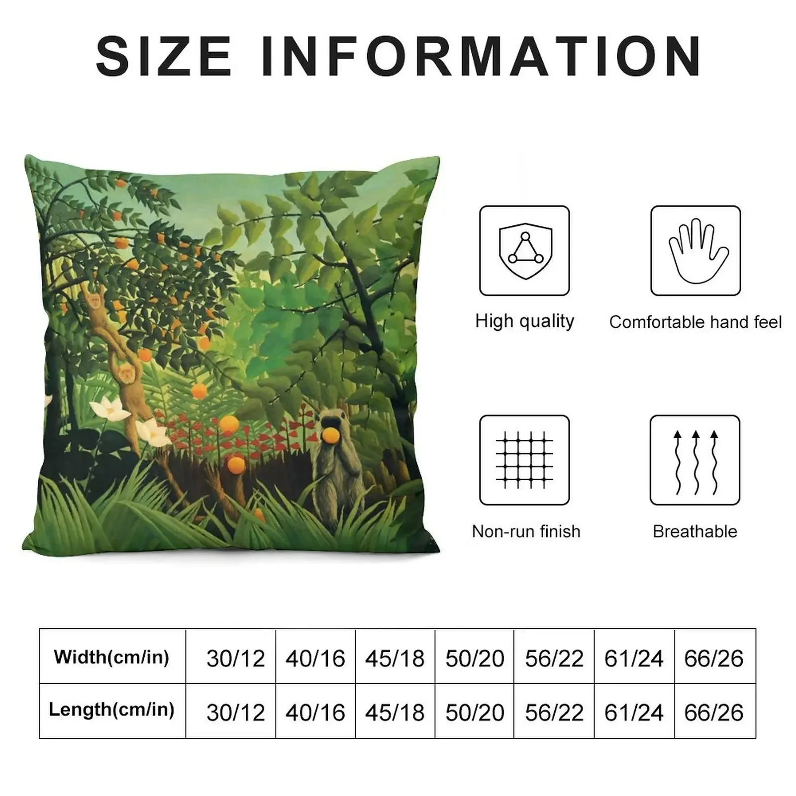 Henri Rousseau Exotic landscape, 1910 Throw Pillow Pillow Cases Luxury Sofa Cushions pillow