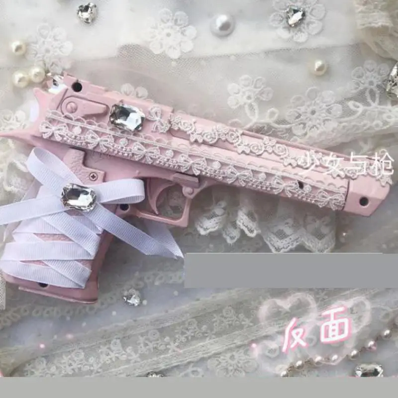 Cosplay Pistol Toy Gun Model Cannot Shoot Comic-con Photo Props Sweet Girls Handmade Cosplay For Girls Outdoor Fake Gun Gifts