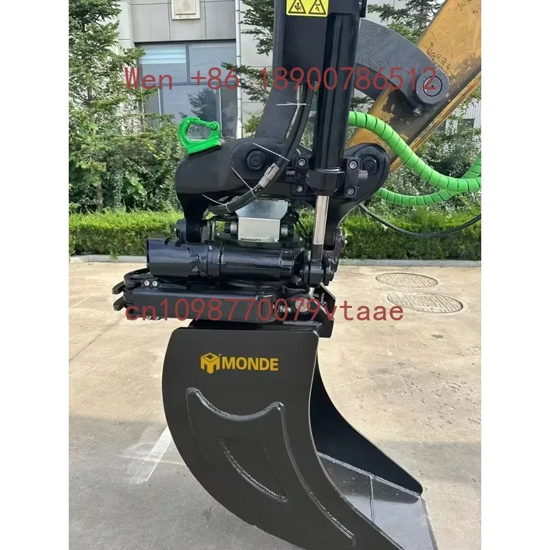 MONDE Hydraulic Wrist 360 Degree Tilt Rotator Quick Hitch Coupler Swivel Quick Hitch Excavator Attachment