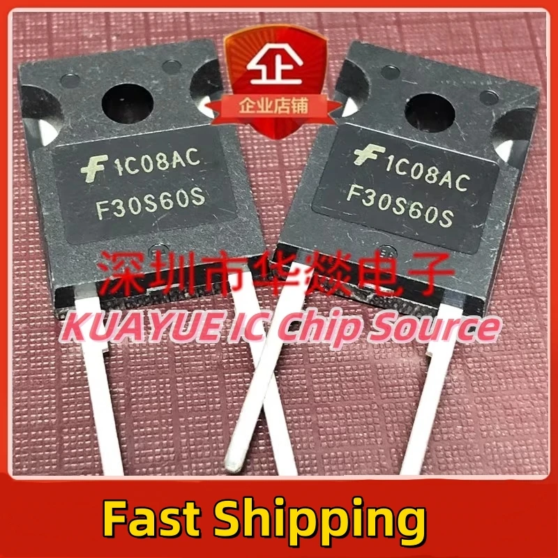 10PCS-30PCS/F30S60S FFH30S60S  TO-247-2 600V 30A/ Fast Shipping Quality Guarantee