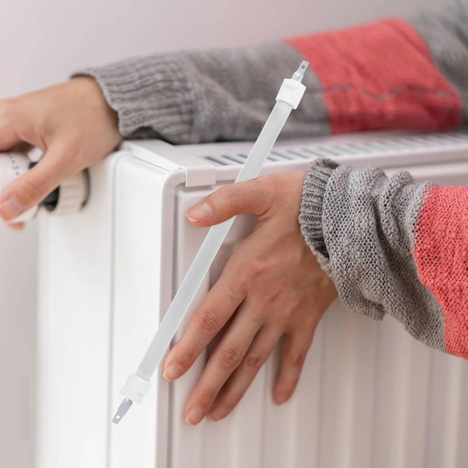 2 قطعة أنبوب سخان كهربائي مقاومة درجات الحرارة العالية توزيع الحرارة السريع دفء مريح مثالية لمبة سخان المساحات الصغيرة #5