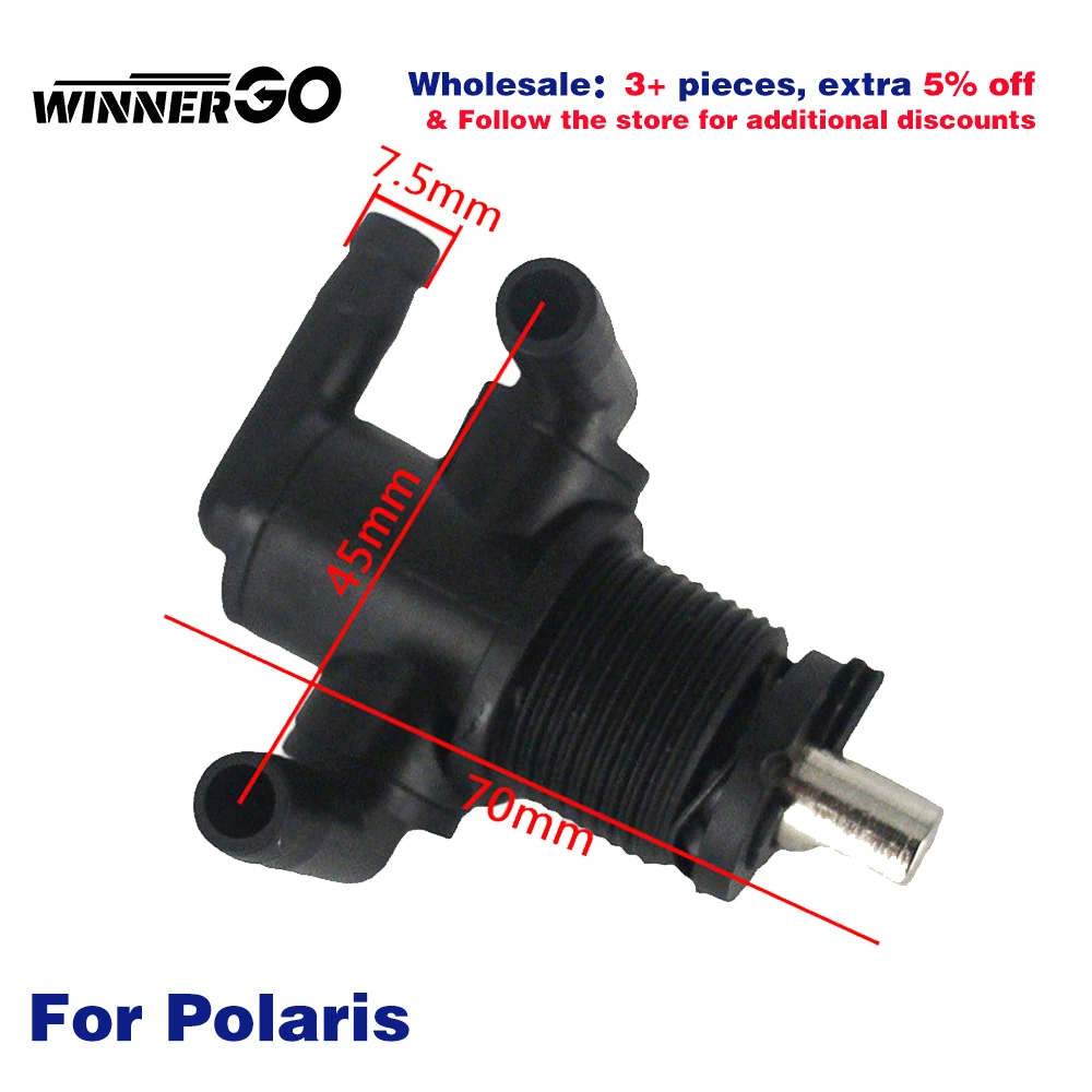 

Motorcycle 3 Way Fuel Shut Off Valve For Polaris 7052161 Sportsman 335 400 500 Magnum Ranger Trail Boss 330 Worker 500 6x6 2008