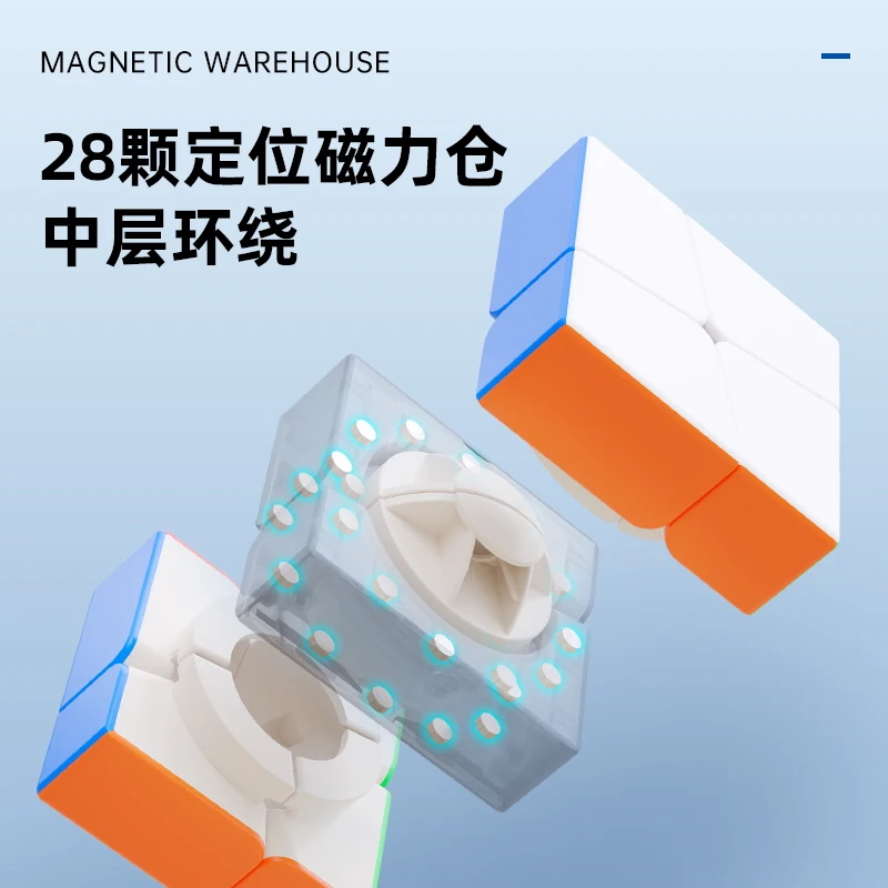 SengSo SQ0 Magnetic Magic Cube Speed Cube Strange Shape Puzzle Stickerless Cube Puzzle Toys ShengShou SQ0 M