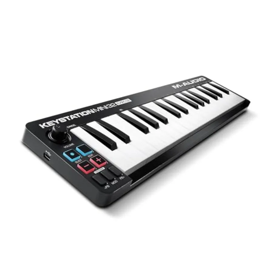

M-AUDIO Keystation Mini 32 MK3 USB MIDI-клавиатура с 32 чувствительными к скорости мини-клавишами и программным обеспечением для записи в комплекте