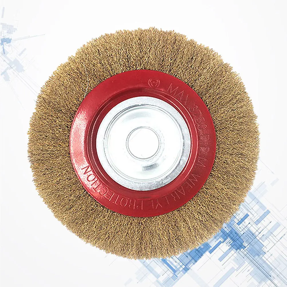

5 Inch Polishing Brush Steel Wire Wheel for Electric Drill Rust Coating Dust Removal Heavy Duty Machining Polishing Grinding