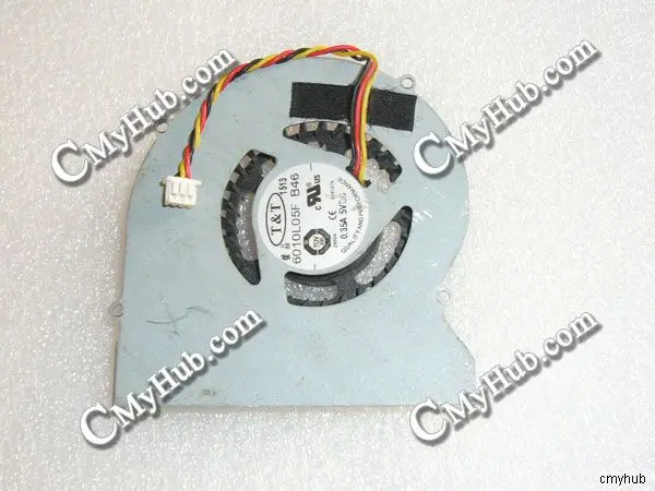 Охлаждающий вентилятор для T&T 6010L05F B46 DC5V 0,35A 3-проводной 3-контактный разъем охлаждающий вентилятор