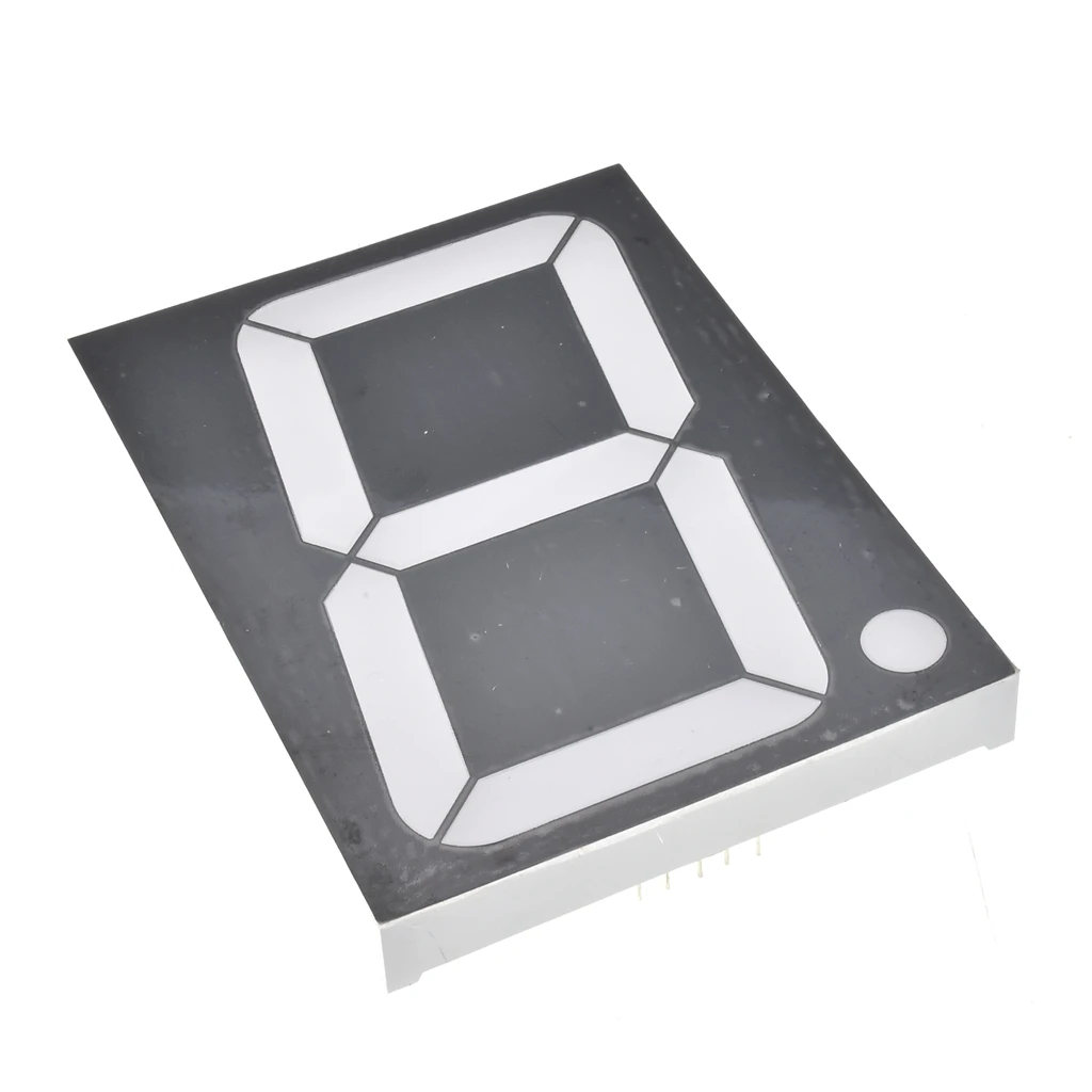 

10 шт. новая 1-битная цифровая трубка 5-дюймовый желто-зеленый светодиодный общий анод 7-сегментный цифровой дисплей