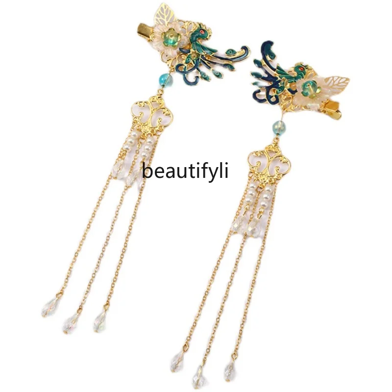 

Headdress Girls' Ancient Costume Fairy Style Hair Accessories Handmade Hairpin Accessories Clip Ancient Style