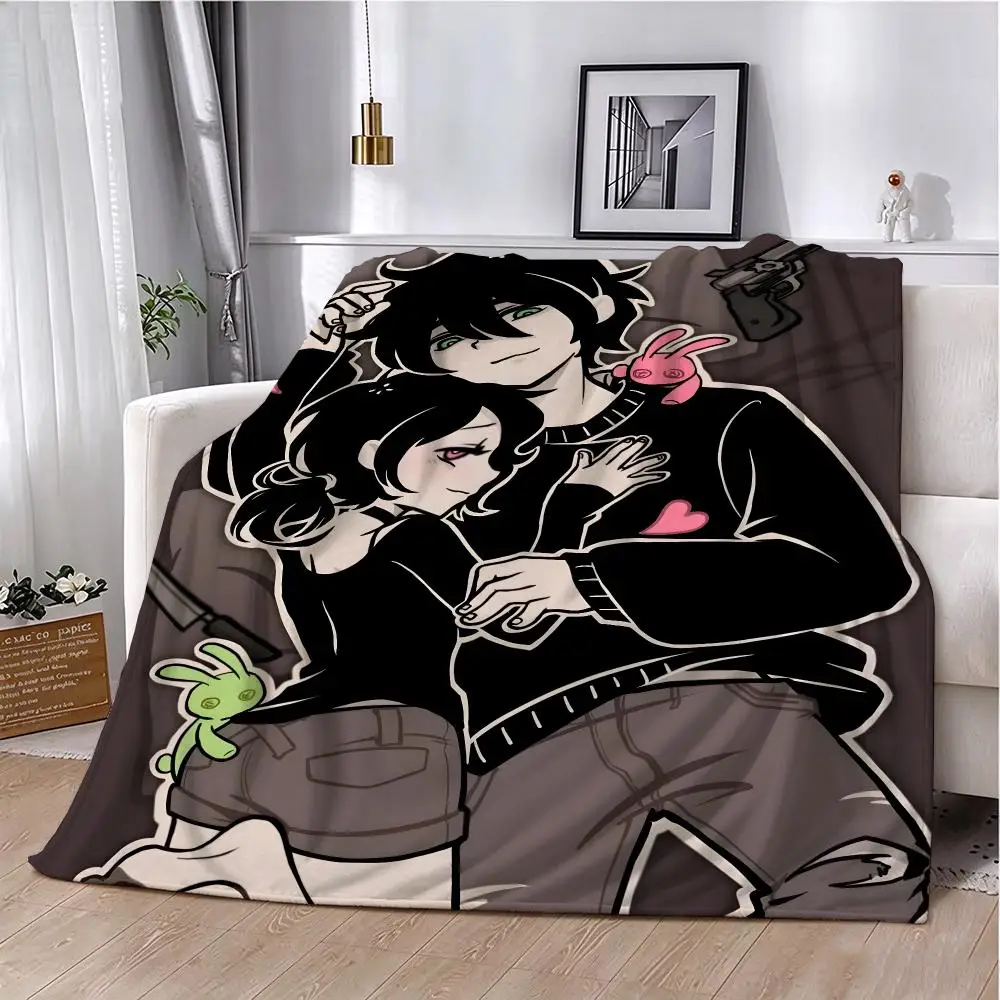 Coffin Of Andy And Leyley Throw Flannel Blanket Soft Comfortable Home Travel Blanket Birthday Gift Idea For Anime Fans